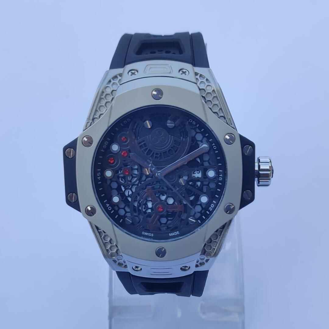 Men's Quartz Round Dial Stainless Steel Watch - 1 Pc