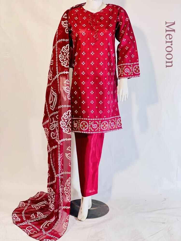 Elevate Your Wardrobe With Our 3 Piece Women's Stitched Collection
